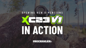 Flatgekko™ XC23 V1 Maxxx™ High-End LCG Crawler Chassis System In Action By PROCRAWLER®
